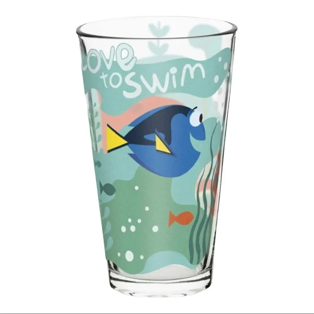 DIsney Finding Dory 4pc Pint Glass Set Premium quality 16 oz. Dory Hank